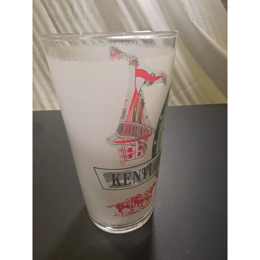 Kentucky Derby 1969 95th Running Mint Julep Glass Churchill Downs Horse Racing